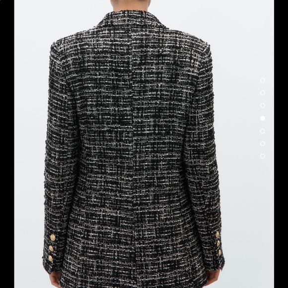 Sold - Zara double breast textured blazer - Picture 3 of 9